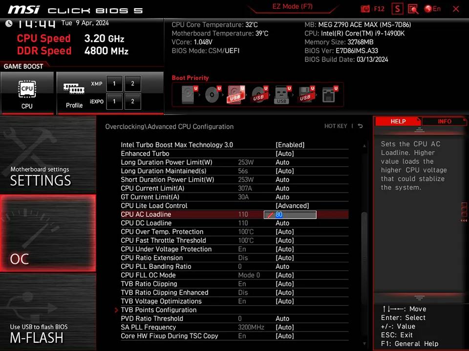 MSI发布BIOS设置指南，改善Intel Corei9-13900K和Corei9-14900K游戏稳定性