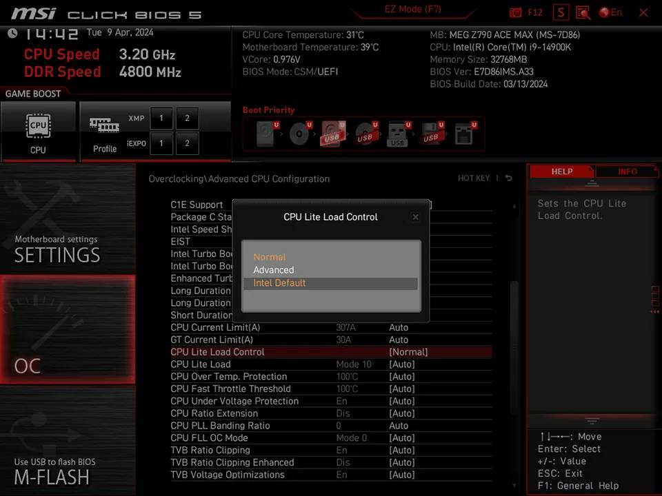 MSI发布BIOS设置指南，改善Intel Corei9-13900K和Corei9-14900K游戏稳定性