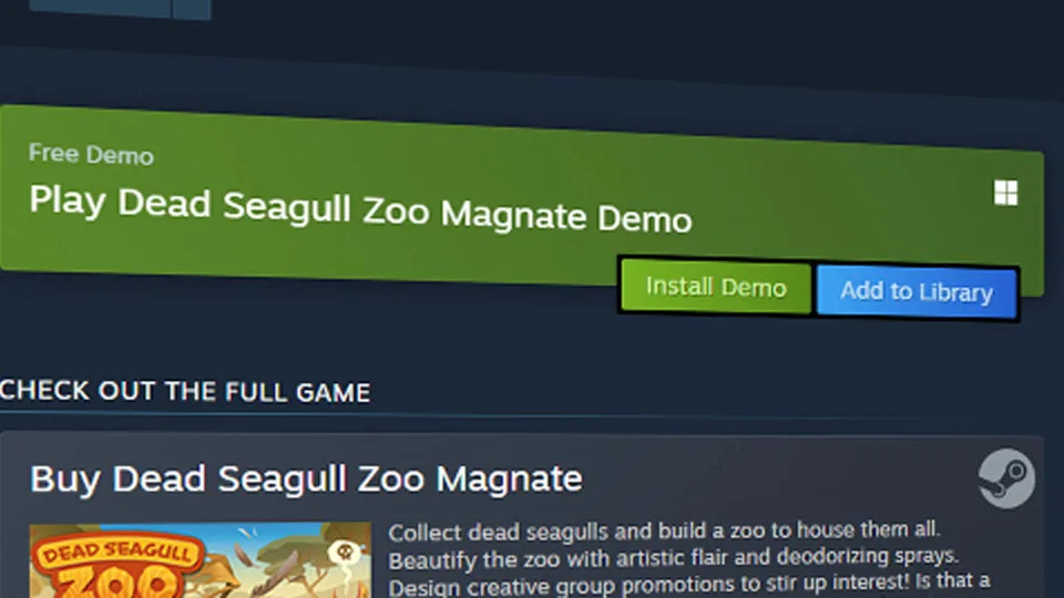 Steam试玩版更新！ 商店页面和评价独立 官方问答「光盘」已成古董
