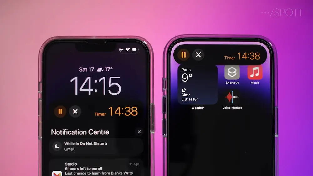 iPhone 动态岛与刘海设计与接口差异 15
