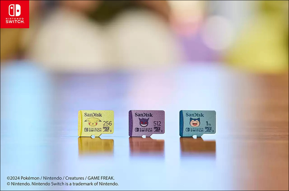 SanDisk 推出全新宝可梦联名款 microSD 卡，1TB 超大容量卡比兽卡登场！ - 掘金咖