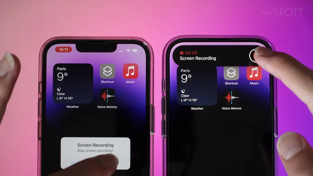 iPhone 动态岛与刘海设计与接口差异 9