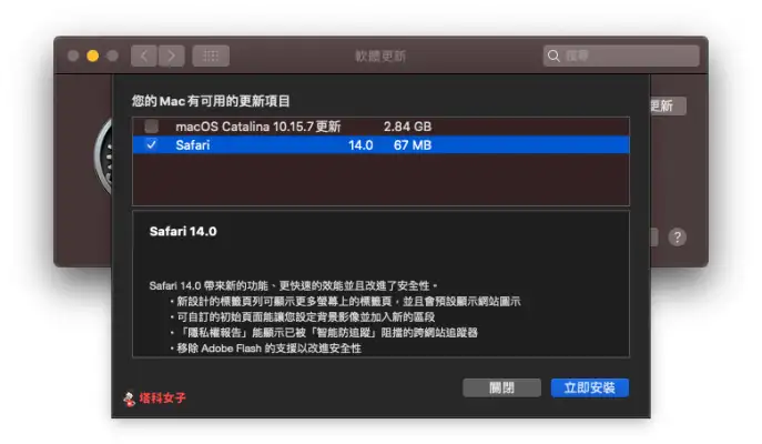 Safari 14 让你能自定义浏览器背景图片，并控制要显示的常用功能 第4张