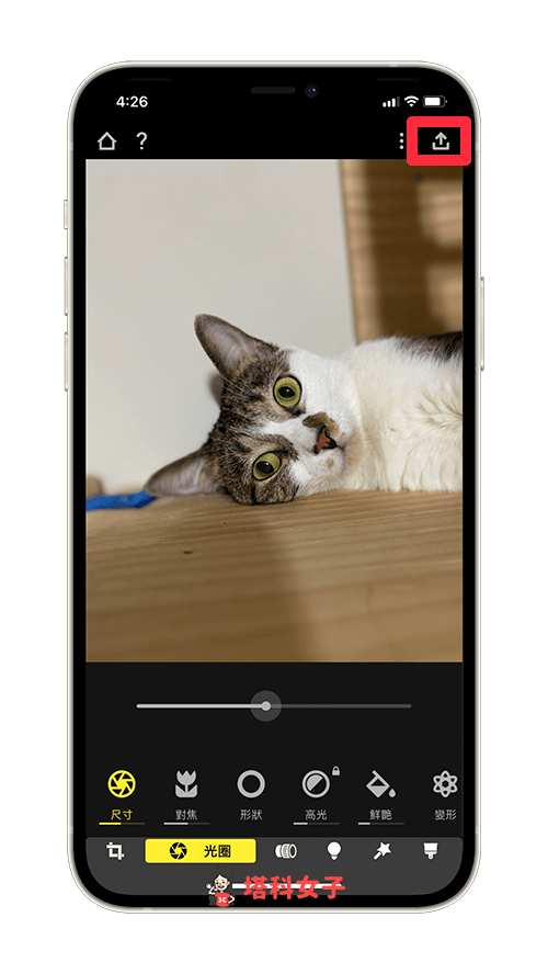 iPhone 照片转人像照片教程，将一般照片转换为背景模糊的景深感 第4张