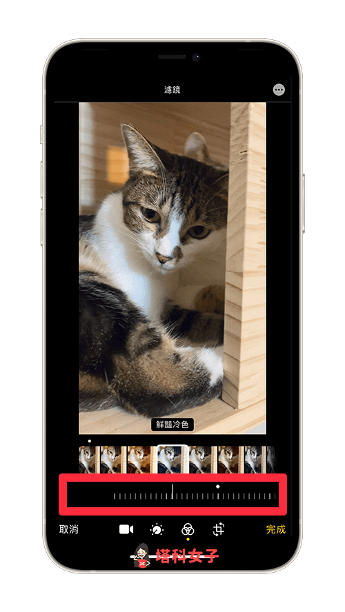 iPhone 视频套用「滤镜」教程，加上黑白、冷暖色调等 9 种内置滤镜！ 第5张