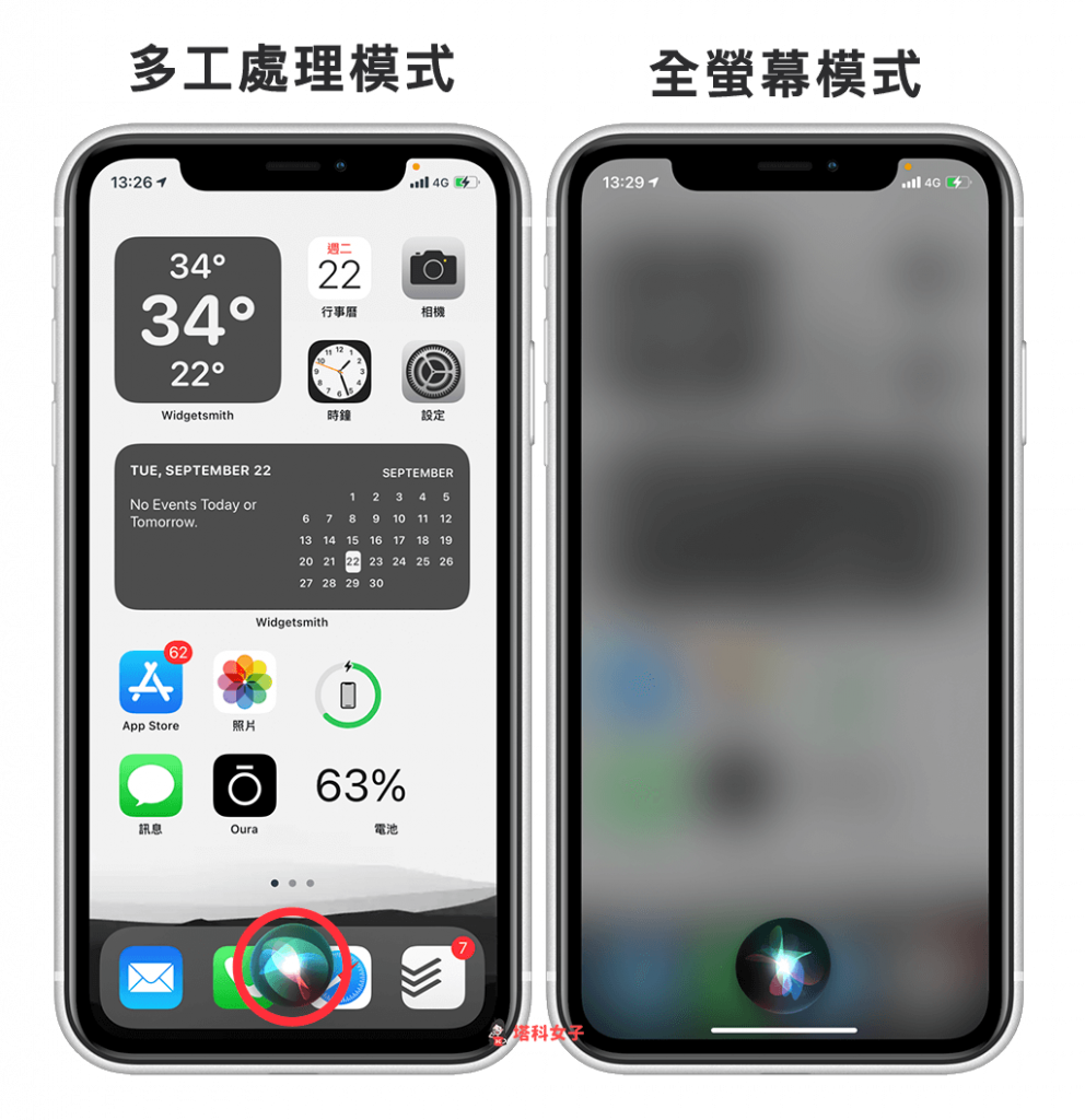 Siri 全萤幕画面/多工处理模式如何开启或关闭？教你这方法 (iOS14) 第4张