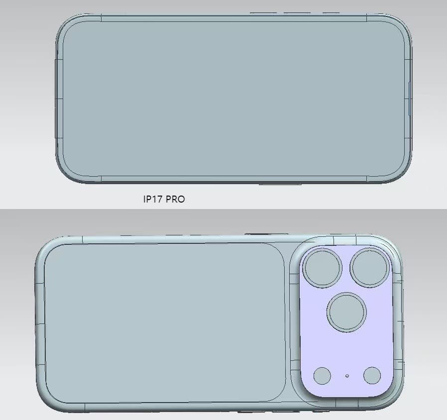 iphone 17 cads full series design leaked a4