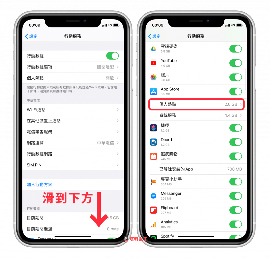 教你查看 iPhone 个人热点使用人数及个别装置的网络用量 第5张