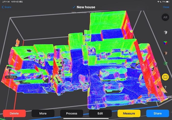 IPad上面超好用的空间扫描3D Scan App 第4张