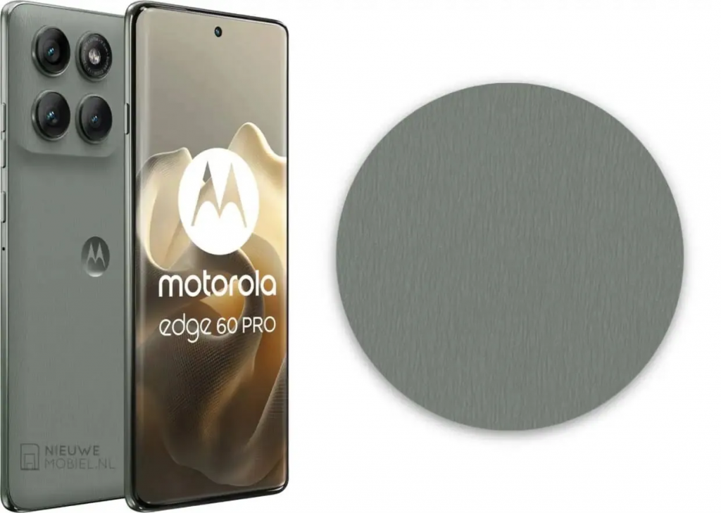 Moto Edge 60 Pro 新绿色渲染图，出现了一个新按钮，AI 跑分流出
