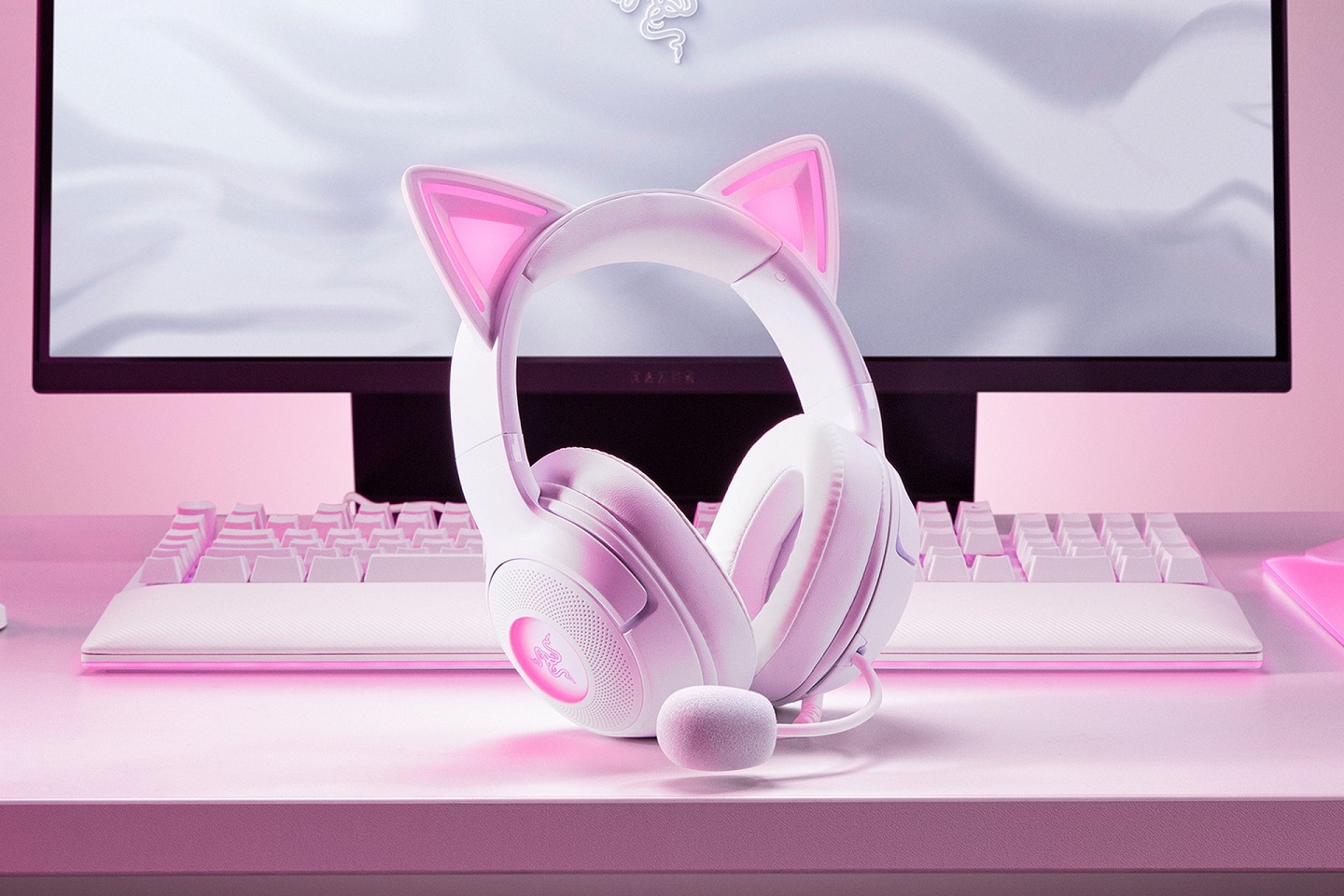 Razer 猫耳耳机与电竞键盘推出新配色！ 3月28日上市