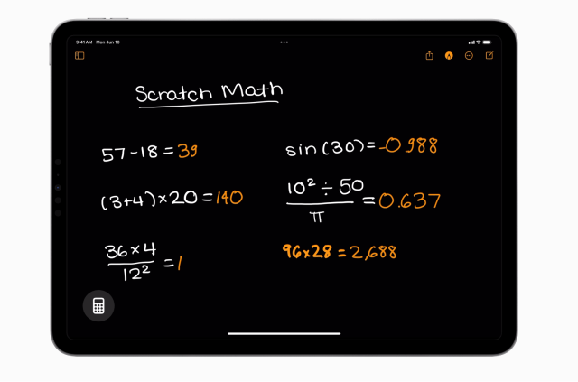 苹果释出 iPadOS 18 开发者预览版，AI 学习你的笔迹、帮你算数学的时代来了 第3张