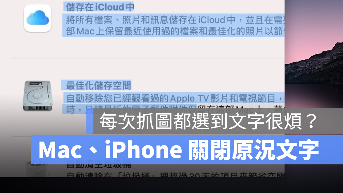 iPhone 和 Mac 上的原况文字如何关闭？这里告诉你关闭的位置 第1张