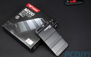 十铨T-FORCE M200 Portable SSD 2TB实测开箱，军规武装风格2，000 MB/s极速外接固态硬驱！