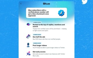 Twitter将恢复推出Twitter Blue订阅服务，IOS设备订阅费用确定调涨