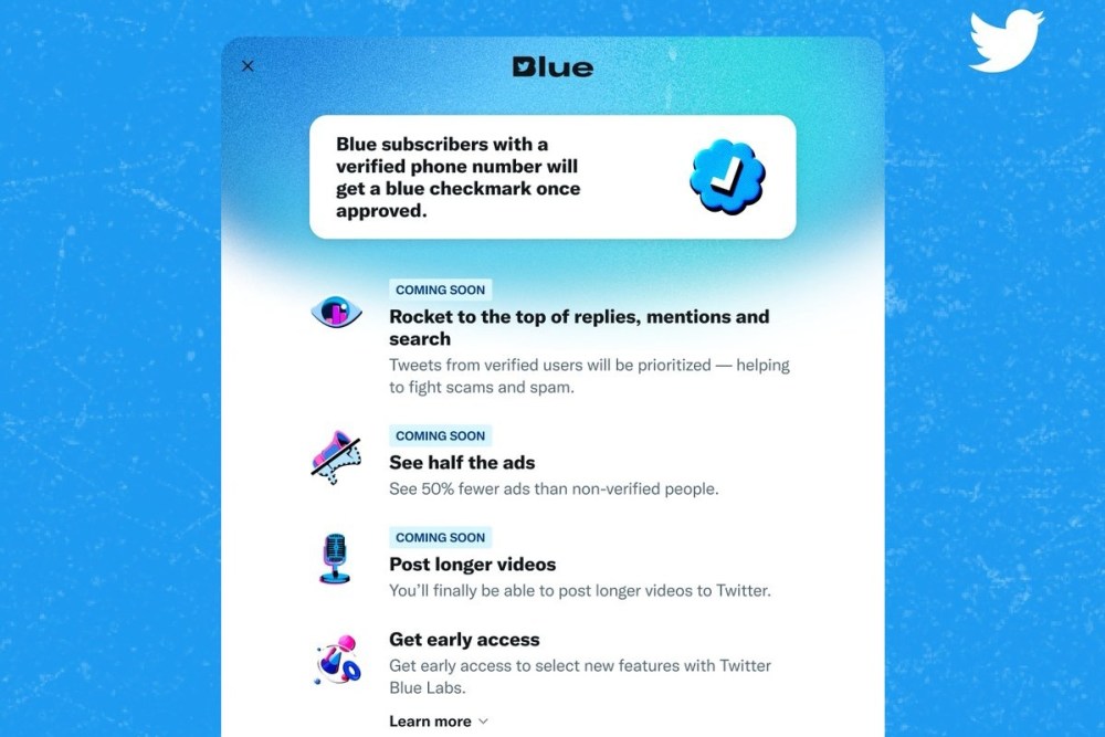 Twitter将恢复推出Twitter Blue订阅服务，IOS设备订阅费用确定调涨-第1张图片-苹果试玩