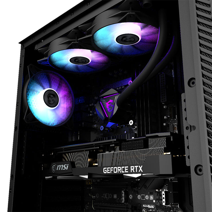 經典電競桌機 MSI MPG Infinite X2 開賣~搭載第 13 代 Intel Core 處理器 + RTX 40 系列顯卡! - 阿祥的網路筆記本 一体式 AIO 水冷设计