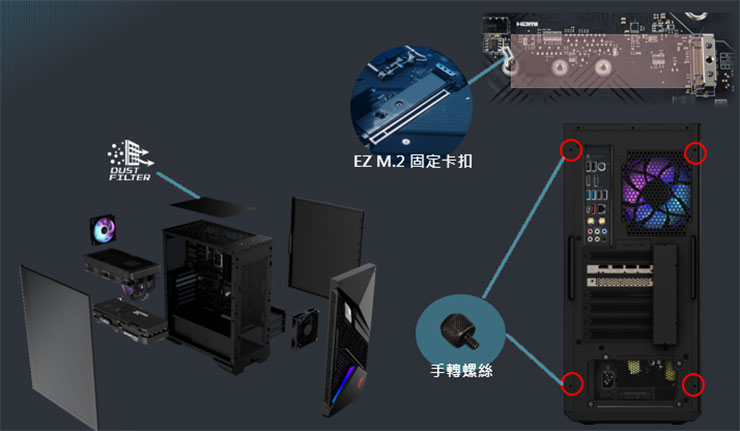 經典電競桌機 MSI MPG Infinite X2 開賣~搭載第 13 代 Intel Core 處理器 + RTX 40 系列顯卡! - 阿祥的網路筆記本 无须工具轻松升级