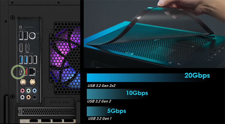 經典電競桌機 MSI MPG Infinite X2 開賣~搭載第 13 代 Intel Core 處理器 + RTX 40 系列顯卡! - 阿祥的網路筆記本 磁吸式防尘网 & USB 3.2 Gen 2x2