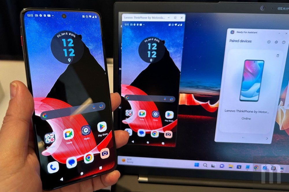 聯想以ThinkPad筆電為發想,讓手機、筆電能有更高整合連動效益的ThinkPhone簡單玩 -
