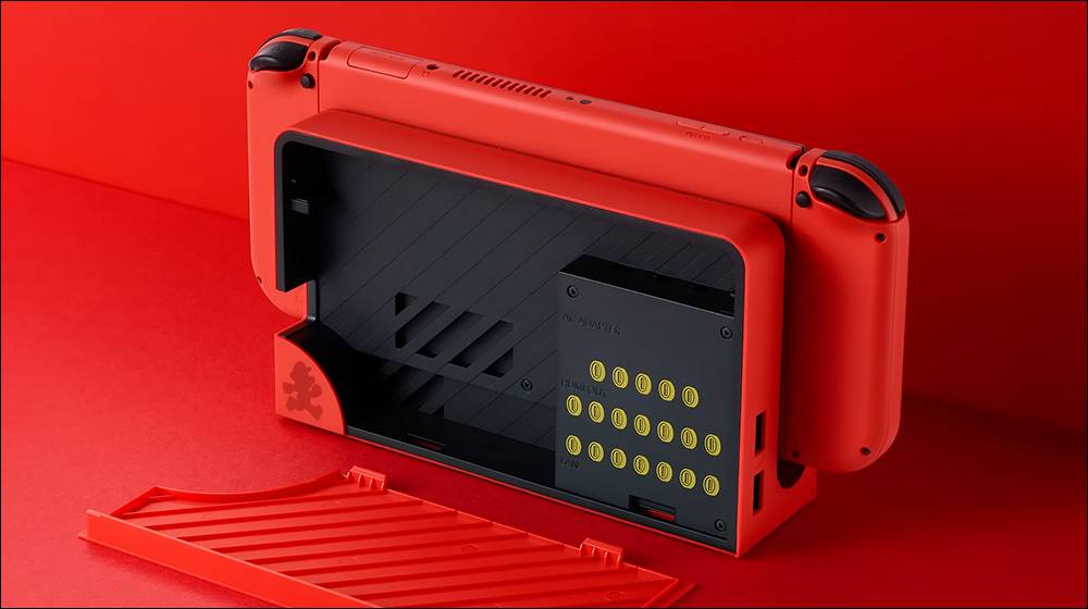 任天堂Nintendo Switch OLED新款主机《玛利欧亮丽红》将于10月发售 -电脑王阿达